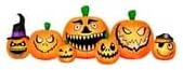 Novelty Lights Occasions Pumpkin Patch Halloween Inflatables, Pumpkin Yard Decoration, Outdoor Halloween Party Décor, 8.5 Feet