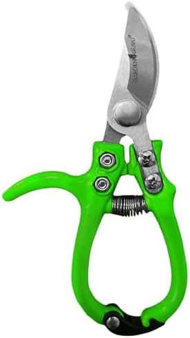 GARDEN GURU Ergonomic Garden Snips Clippers - Professional Hand Pruner Pruning Shear Scissors with Comfort Grip Handles for Gardening Trimming and Yard Work – High Carbon Steel (4 Pack)