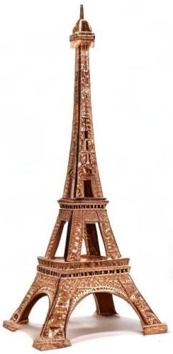 allgala Eiffel Tower Statue Decor Alloy Metal, and Size (07", Rose Gold)