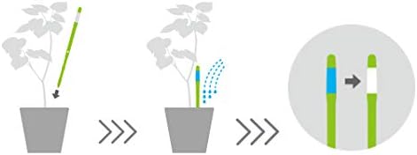 Aquameter - Medium - Black - Bundle of 5 - Leave-in Soil Moisture Meter for Potted Plants - Plant Water Sensor - Refillable