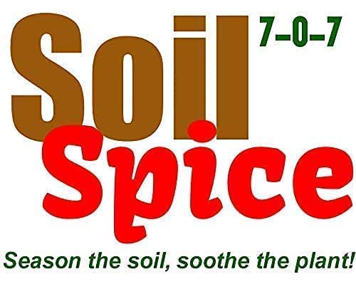 Soil Spice Plant Fertilizer - All Purpose Organic Plant Food (16 oz) - Organic Fertilizer with Compact & Easy to Use Shaker - Great for Herb Gardens, House Plants, Potted Plant (16 Ounce)