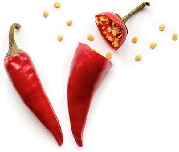 Tabasco Red Hot Chili Pepper Seeds for Planting, 50+ Heirloom Seeds Per Packet, (Isla's Garden Seeds), Non GMO Seeds, Botanical Name: Capsicum frutescens, Great Home Garden Gift