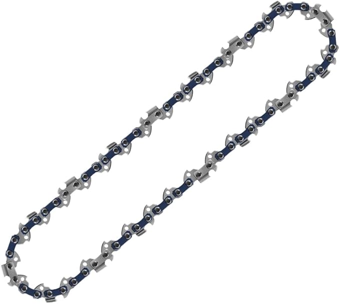 8-Inch Chainsaw Chain 4-Pack – 3/8" LP Pitch, .050" Gauge, 33 Drive Links, Semi-Chisel Replacement Chain for 8" Electric Mini Chainsaw and Pole Pruner