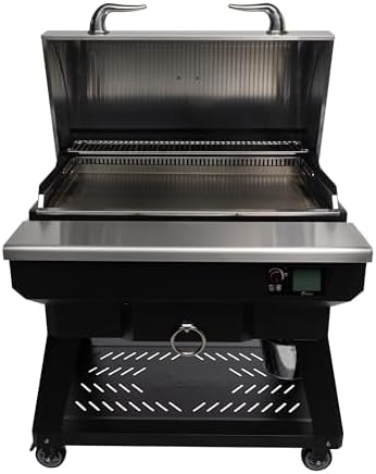 recteq Pellet Grill - SmokeStone 600, Outdoor Griddle Grill with Even Temperature, WiFi Enabled Wood Pellet Griddle Grills, SmokeStone 600 + Sizzling Essentials Bundle