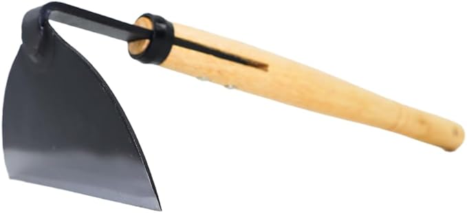 Zenport J6-14 Premium Japanese Kusa-Kaki Garden Hoe - 5" Wide Laminated Steel, Sharp Edge Blade, 11.5" Ergonomic Handle for Efficient Work - Precise Gardening, Soil Loosening, Weed Removal