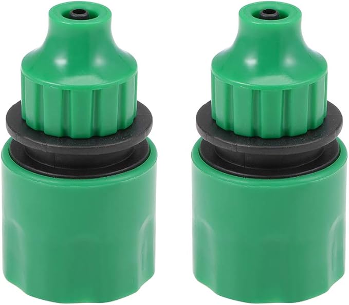 uxcell Quick Connector Hose Pipe Adapter Fitting 4mm Inner Diameter Hose Tubing for Garden Irrigation System 2pcs