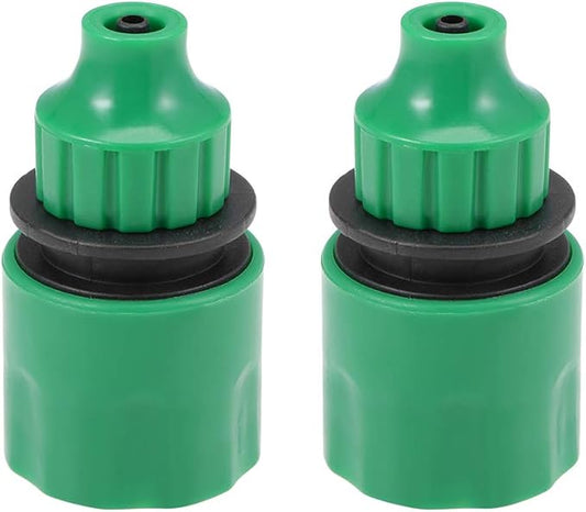 uxcell Quick Connector Hose Pipe Adapter Fitting 4mm Inner Diameter Hose Tubing for Garden Irrigation System 2pcs