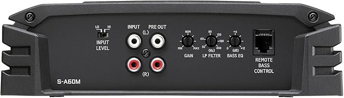 Alpine R Series 10-Inch Bass Package - One R Series R2-W10D4 Subwoofer with S Series S-A60M Amplifier