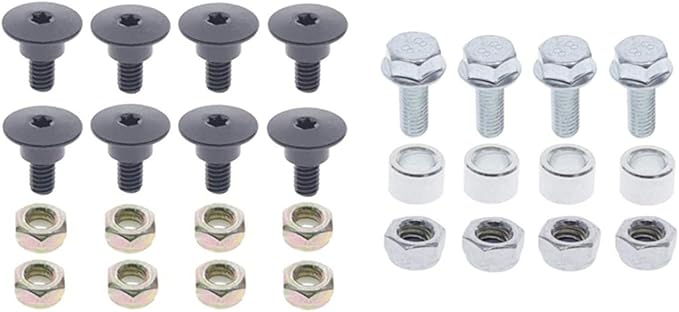 ANTO Hardware Kit for Toro CCR3650 CCR2450 CCR2000 Power Clear 20" 21" Snowblower Paddle Bolt Nut Kit 136-7182 84-1971 Snowthrower 6053