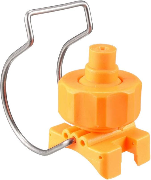 uxcell Spray Nozzle, 2" Adjustable Ball Flat Fan Full Cone Clamp Clip Nozzle Watering Irrigation