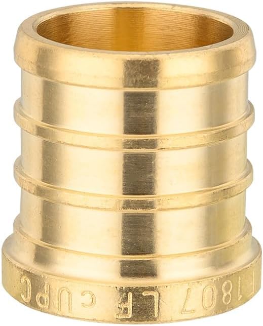 (Pack of 25) EFIELD Pex Plug 1-inch End Cap Brass Crimp Fittings, ASTM F1807