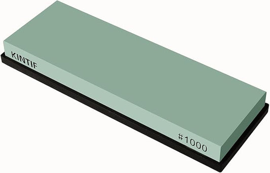 Sharpening Stone Whetstone Medium Grit #1000, Strong grinding power, Splash and go, Cuts fast, Not clog, Sharpening Stones for Knives, Whetstone knife sharpener