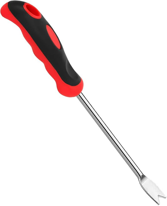 Weed Pulling Tool Weeding Tool with Ergonomic Handle, Stainless Steel Weed Tool Garden Hand Weeder Tools for Lawn Farmland Gardening Gift