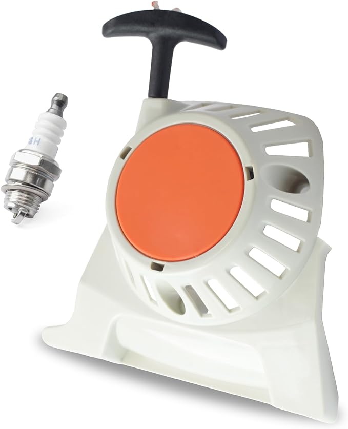 4180 190 4002 Rewind Pull Starter Assembly Replacement for Stihl String Trimmer Model Fs90 FS91 FS110 FS111 FS130 FS131 KM91R KM111R KM131R Replace 4180-190-4002 41801904002