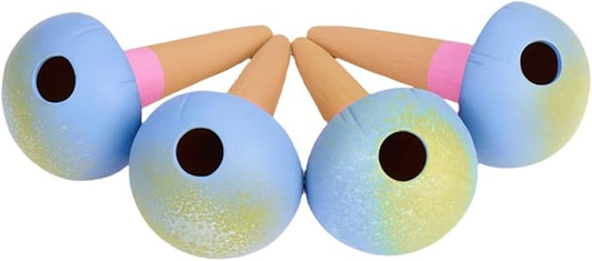 Self Watering Planter Insert Terracotta Watering Spikes Premium Plant Watering Devices Irrigation Dripper Self Watering Spikes Automatic Plant Accessories 4 Packs