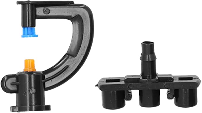 Haofy G Type Refraction Micro Nozzles, 10Pcs Rotating Watering Sprinkler Irrigation Equipment, for Public Green Space, Garden Gardening, Home Gardening and Agricultural Irrigation