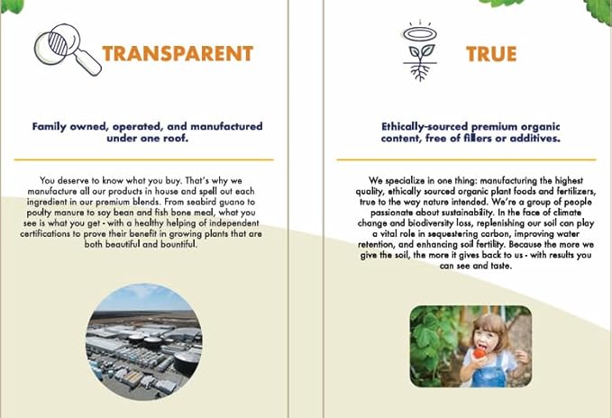 True Organic Berry Food – Organic Fertilizer for Acid-Loving Plants – 4lb Bag Covers 58 Sq. Ft.