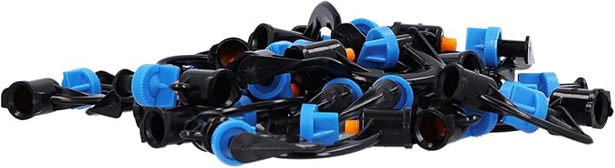 30PCS G Type 180 Degree Refraction Spray Nozzle Hanging Irrigation Sprinkler Head for Greenhouse