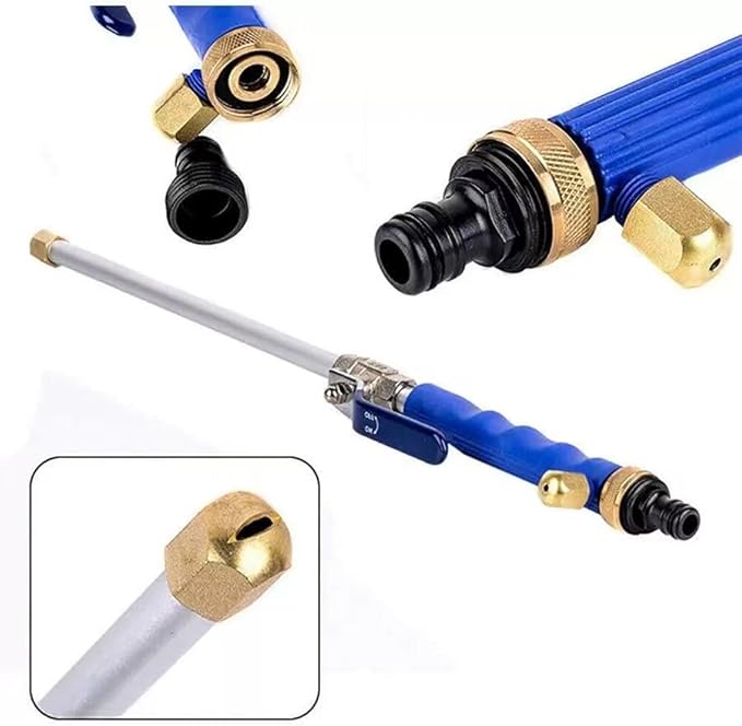Jet Flux High-Pressure Washer, Upgraded Cleaning Tool for 2025, Equipped with 2 Water Jet nozzles, Quick-Connect Spray, Suitable for Garden Hoses, car Washing, and Home Cleaning