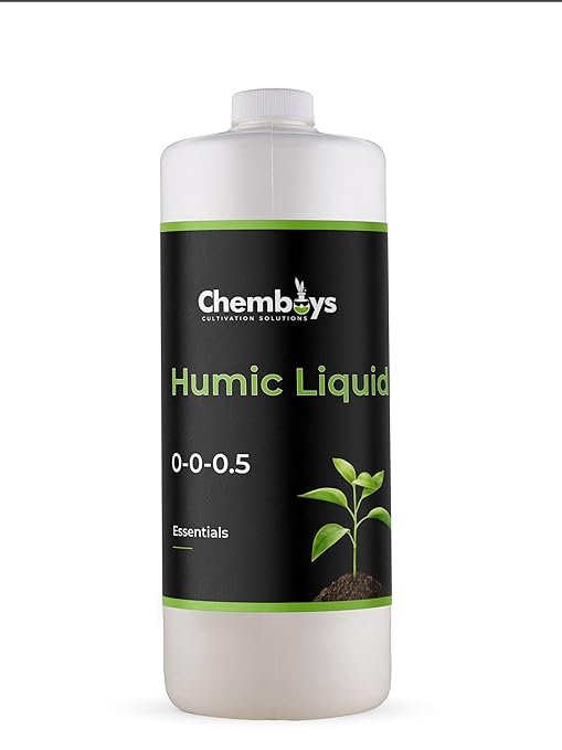 Chemboys Organic Humic Acid with Fulvic β Liquid Carbon Concentrated Plant Supplement for Increased Nutrient Uptake, Soil, Lawns, Hydroponics & Garden β Soil Conditioner Plant Food Enhancer - 5 Gallon