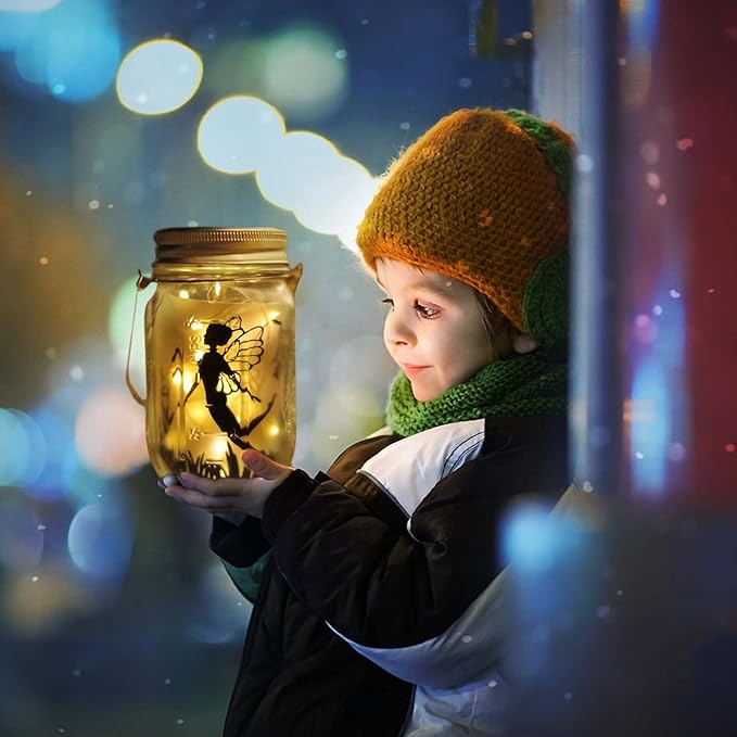 ZNYCYE Mason Jar Solar Lights for Outside, 6 Pack 30Led Fairy Lights Mason Jar Solar Lids Outdoor Waterproof String Lights with Hanger (No Jars) Best for Patio Garden Yard Lawn Decor(Warm White)