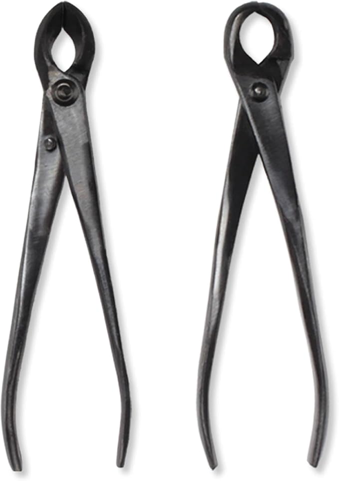 BambooMN Bonsai Tool Kit - 8" Concave Cutter & 8" Knob Cutter - 1 Set
