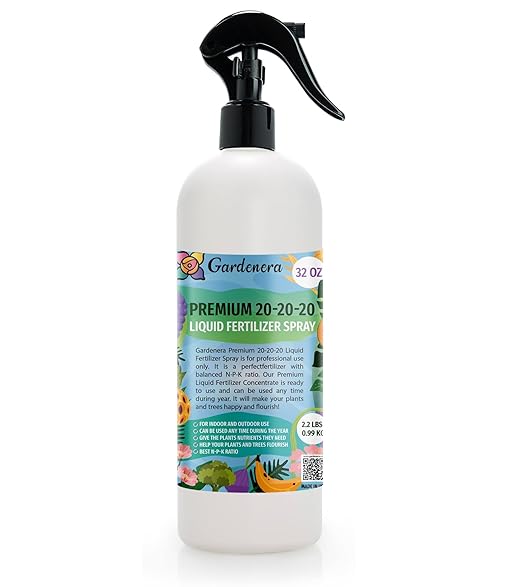ππππ
ππππππππ All-Purpose 20-20-20 Liquid Fertilizer Spray for Lawns, Grass, Plants, Vegetables, Fruits & Flowers | 20-20-20 Liquid Fertilizer for Indoor and Outdoor Plants (32 OZ)