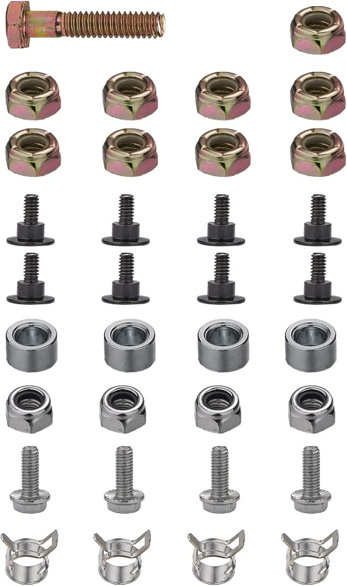 99-9313 Snow Blower Paddles 2 pcs with 133-5585 Scraper Bar Bolt & Nut Hardware Kit for Toro PowerClear 621 621R 621 E 621 ZR 621 QZR 621 QZE 721 721R CCR6053 21'' Snowblower