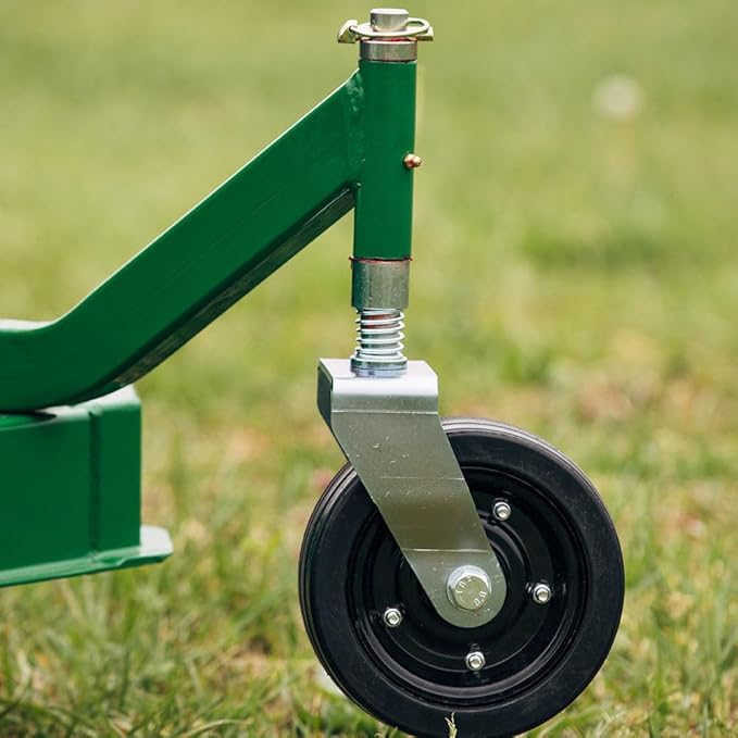 Titan Attachments 3 Point PTO Finish Mower, 48" Cutting Width, Cat 1 Hookup, Green Finish, Rear Discharge, Pull Behind Mower for 18-30 HP Tractors, Low-Noise Cast Iron Gearbox