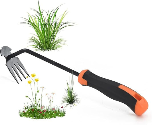 Weed Remover Tool,2024 New Weeding Tools Gardening,Weed Puller Tool with Long Handle (Plastic Handle Black)