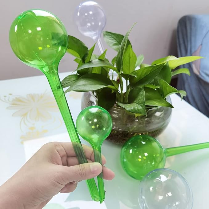 MOONSOUND Plant Watering Dispenser, 10Pcs Plant Watering Devices, Premium Plant Automatic Waterer, Indoor Outdoor Plant Self Watering Spikes, Pot Flower Self Watering Bulbs