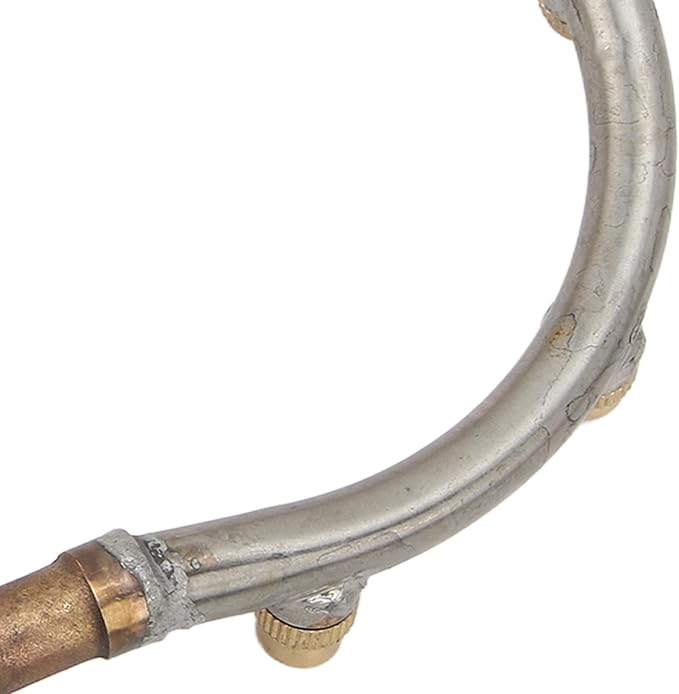 Multifunctional Annular Nozzle, G3/8 Female Thread Multi Head Ring Shaped Atomizing Nozzle, Rotating Nozzle for Garden Agricultural Irrigation(7 Heads Heart Shape)