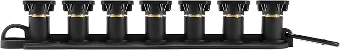 Tool Daily Pressure Washer Tips, 65 Degree Black Power Washer Soap Nozzles 7 Pack with Nozzle Holder, 1/4 Inch Quick Connect, 4000 PSI