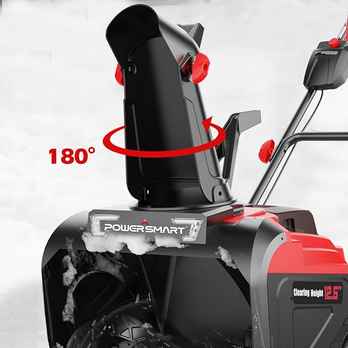 PowerSmart 40V Cordless Snow Blower 21-in Snow Blower Battery Powered, Battery and Charger Included, HB2421A