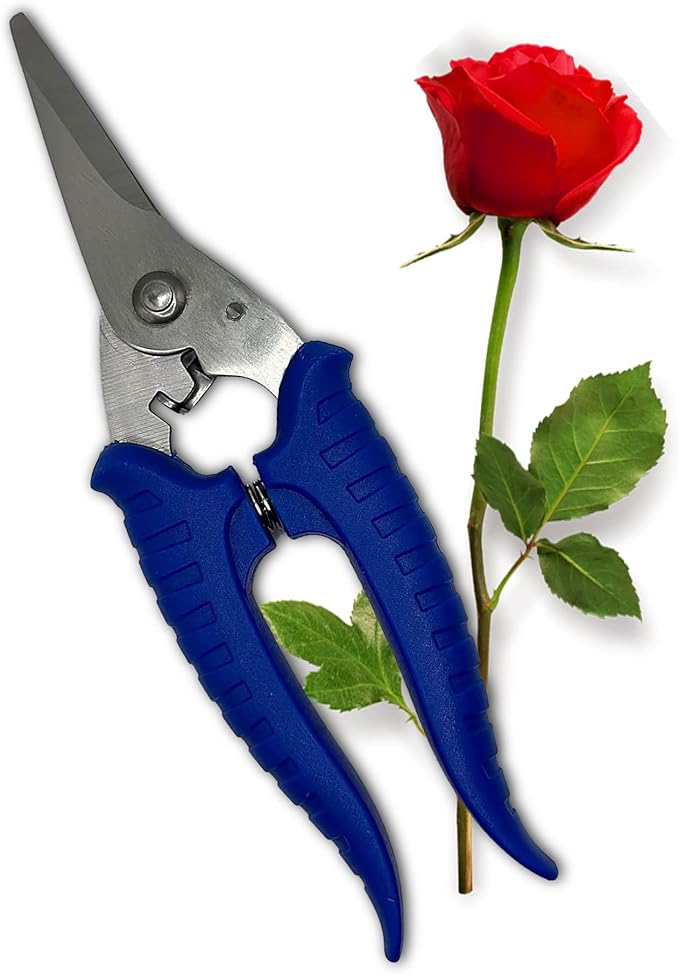 SLS SUPPLY FLORA - Flower Clippers, Garden Shears with Sharp Blades, Trimming Shears for Plants, Flowers and Trees, Must-Have Designing and Gardening Hand Tools