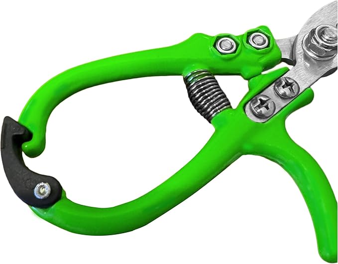 GARDEN GURU Ergonomic Garden Snips Clippers - Professional Hand Pruner Pruning Shear Scissors with Comfort Grip Handles for Gardening Trimming and Yard Work – High Carbon Steel