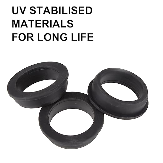 2-1/2 Inch Drill Hole, 2-1/16 Inch ID Silicone Rubber Grommets for Wiring, Large Top Hat Grommets for Tubes Wires Cables, L-Shape O-Ring Hose Gasket in Hydroponic Irrigation Systems, 3 Pack