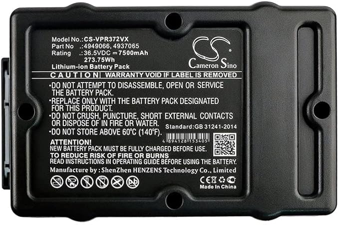 VI VINTRONS Battery for Wolf-Garten Hybrid Power 37, Hybrid Power 40,