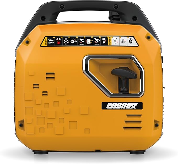 2450W Inverter Generator, RV Ready Gas Powered,Portable Generator Clean Energy Source with CO Sensor Parallel Capable and Super Quiet EPA Compliant for Outdoor