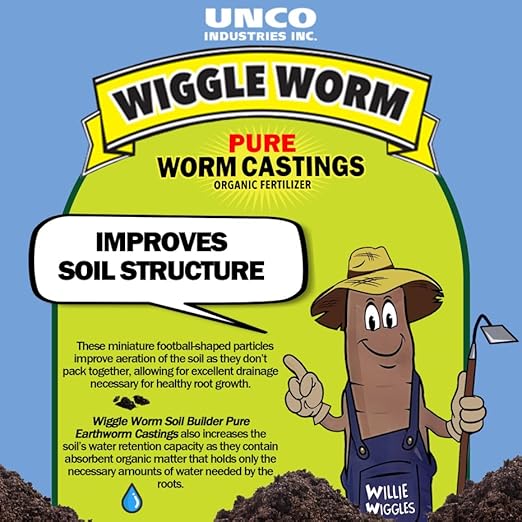 100% Pure Organic Worm Castings Fertilizer, 4.5-Pounds (3 Pack) - Improves Soil Fertility and Aeration for Houseplants, Vegetables, Gardens, and More – OMRI-Listed and Mineral-Dense