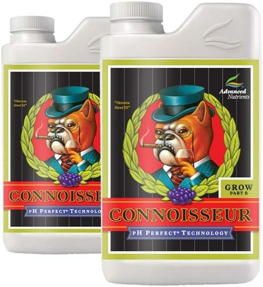 Advanced Nutrients 1680-14AB pH Perfect Connoisseur Grow Part A+B Soil Amendments, 1 L Fertilizer, 1 Liter