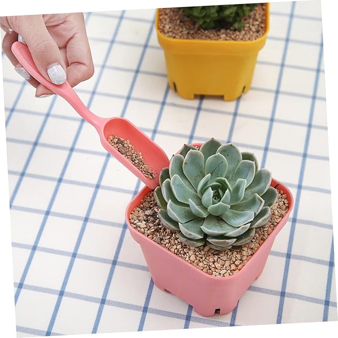 Sosoport 20pcs Spade for Gardening Small Hand Shovel Trowel Garden Tool Succulent Soil Shovel Horticulture Tool Gardening Tool Conch Shell Planter Garden Accessories Soil Scoop Succulents