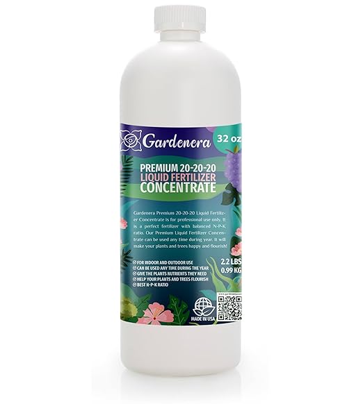 ππππ
ππππππππ All-Purpose 20-20-20 Liquid Fertilizer Concentrate for Lawns, Grass, Plants, Vegetables, Fruits & Flowers | 20-20-20 Liquid Fertilizer for Indoor and Outdoor Plants (32 OZ)