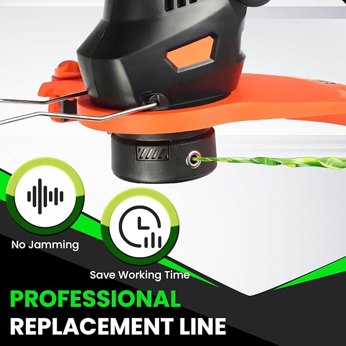 080 Trimmer Line Heavy Duty, Twisted Weed Eater String .080, 080 String Trimmer Line 0.08In-1480Ft-3Lb Twisted Weed Wacker String .080 Compatible with Ryobi, Ego, Greenworks String Trimmers and more