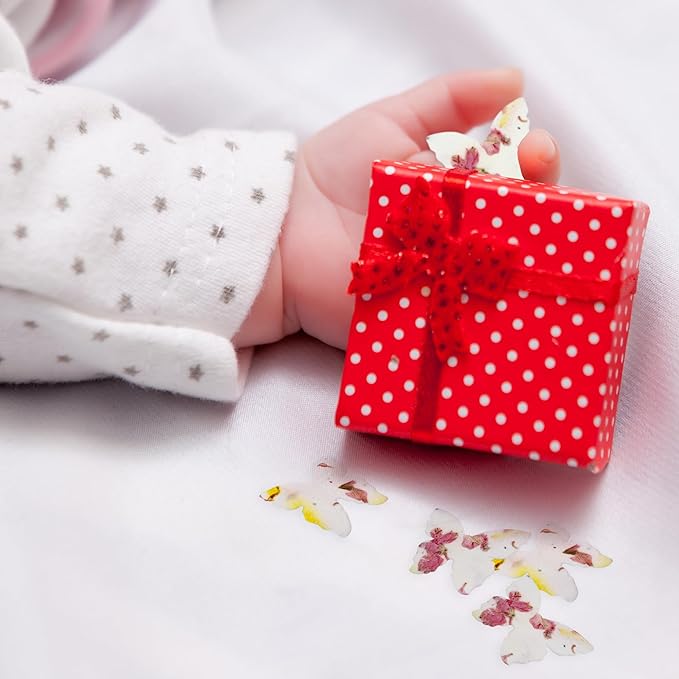 50 pcs Small Pink and Yellow Butterflies – Plantable Seed Paper for Weddings, Gifts, and Life Events (#37s)