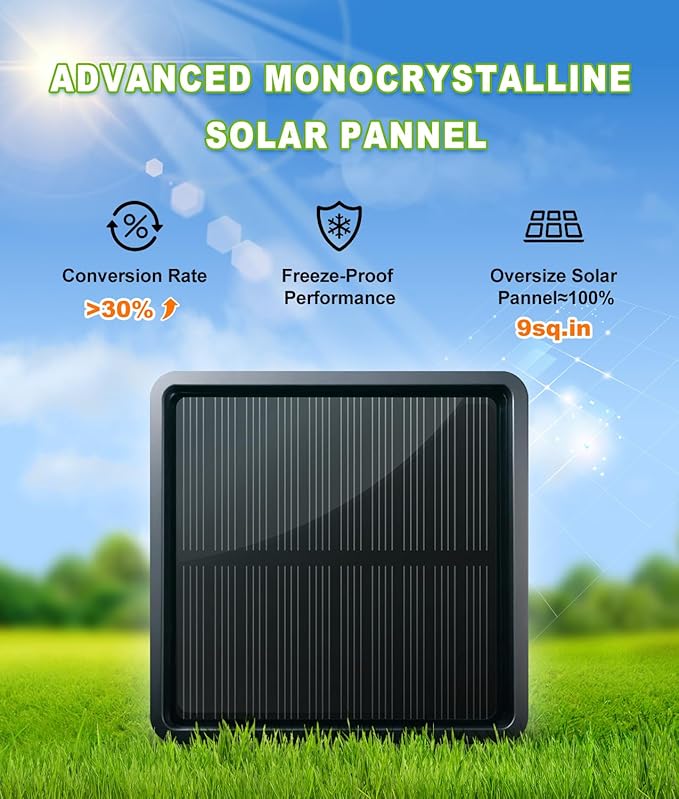 Solar Pathway Lights Outdoor, 6 Pack IP66 Waterproof Garden Solar Lights, 1500mAh Auto On/Off Yard Landscape Walkway Lighting, Black