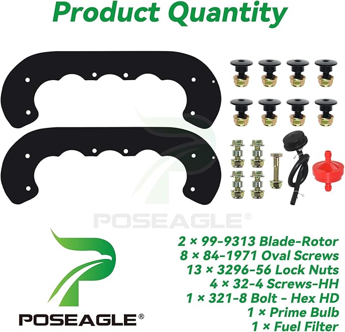 99-9313 Snow Blower Paddles Replaces 99 9313, 125-1128, 88-0771, 55-9251, 55-9252 for Toro Power Clear 621, 721, CCR2000, CCR2400, CCR2450, CCR2500, CCR3000, CCR3600, CCR3650 Snowthrowers