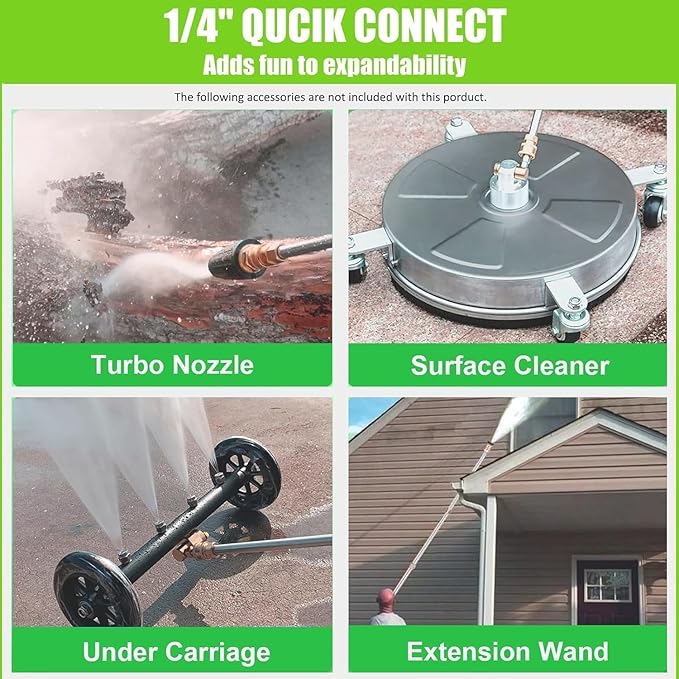 Gas Pressure Washer 4200PSI 4.0GPM Commercial Power Washer Gas Powered with 212CC Engine, 5 Tips, 25ft Hose, Soap Tank, Powerwashers for Home Cars, Black