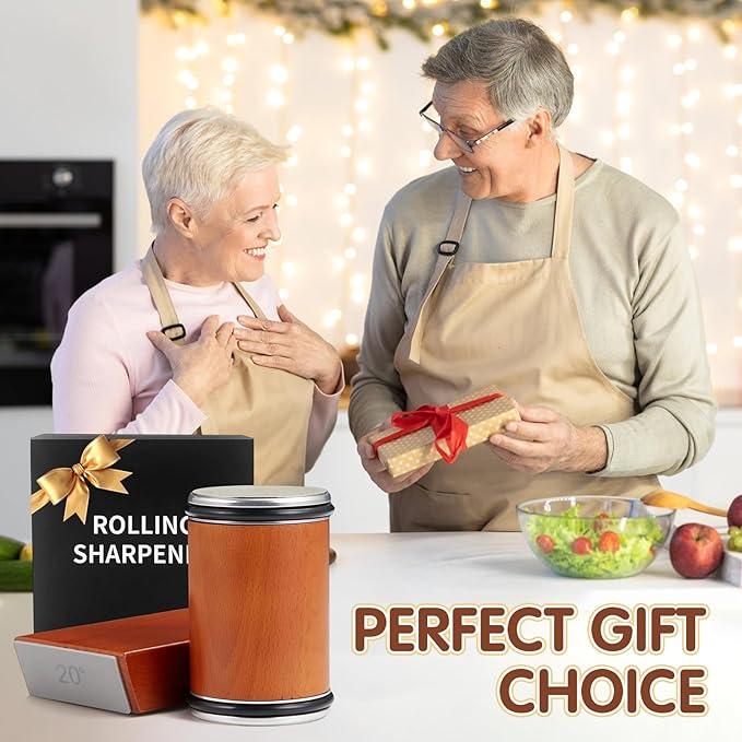 Knife Sharpener Tool Rolling Knife Sharpener Kit, Diamond, Ceramic Disc Sharpeners Are Used, 15°&20° Magnetic Inclination Angles Making Sharpening Easier, Is Your Good Idea For Gifts