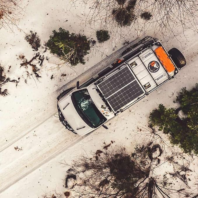 Go Power Overlander-E 200W Solar Expansion Kit - 12V Panels, MC4 Connectors for Easy Integration, Ideal for Expanding Factory Installed 200W Go Power! RV Solar Panels and Overlander Kits
